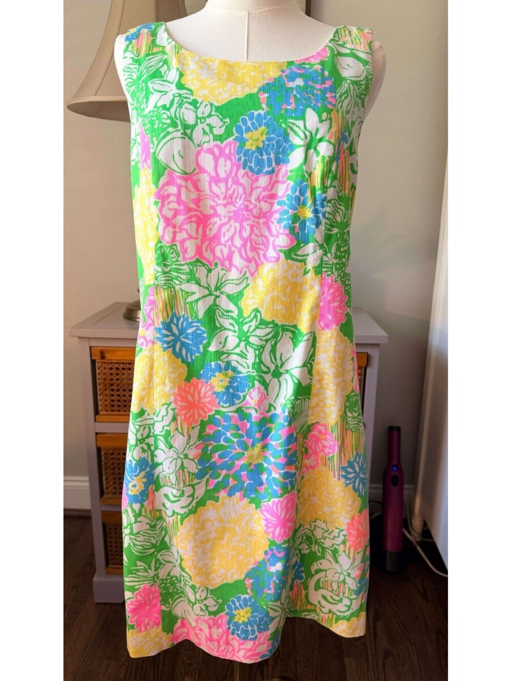 Lilly Pulitzer NWT BRAND NEW Women's Cathy Shift Dress “Hibiscus Stroll” Size 8